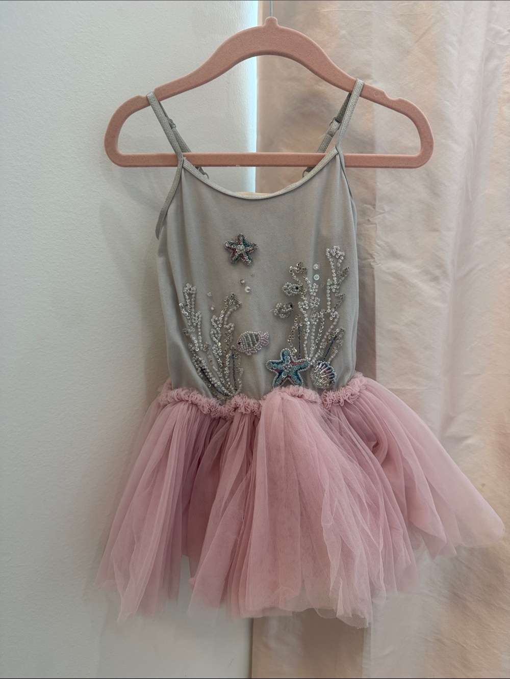 Tutu Du Monde Pink and Gray Tulle Mermaid Dance Dress